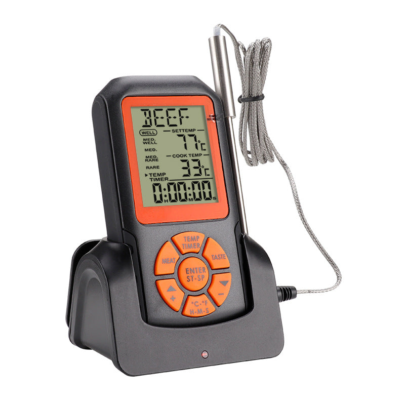 Wireless Digital Meat Thermometer – Precise Temp Monitoring for BBQ, Oven & Grill