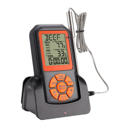 Wireless Digital Meat Thermometer – Precise Temp Monitoring for BBQ, Oven & Grill