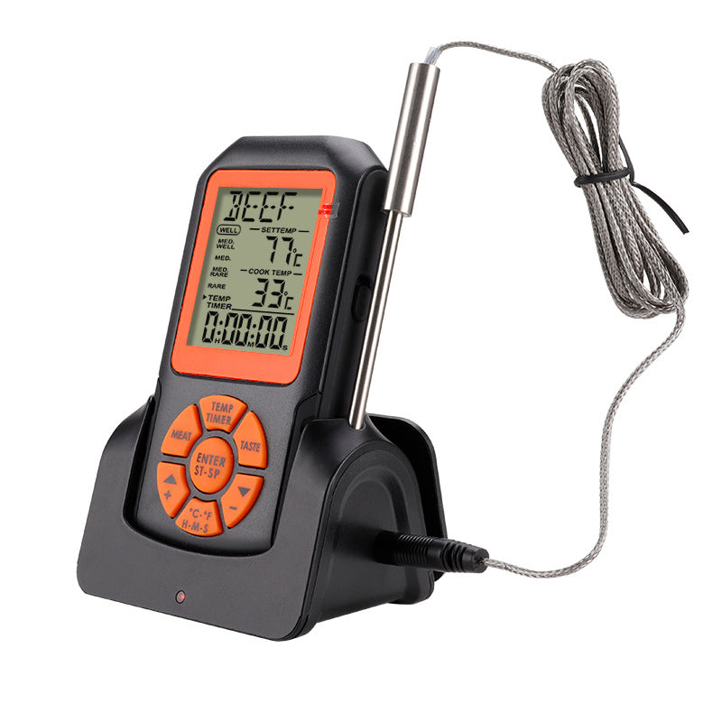 Wireless Digital Meat Thermometer – Precise Temp Monitoring for BBQ, Oven & Grill